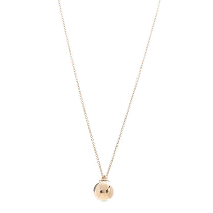 Tiffany 18K Yellow Gold 12.75mm HardWear Ball Pendant Necklace 1 of 8