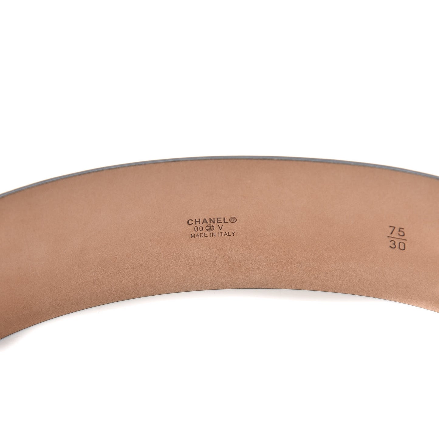 Calfskin CC Belt 75 30 Black