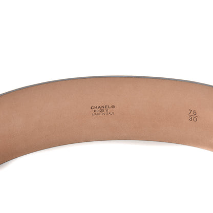 Chanel Calfskin CC Belt 75 30 Black 6 of 7
