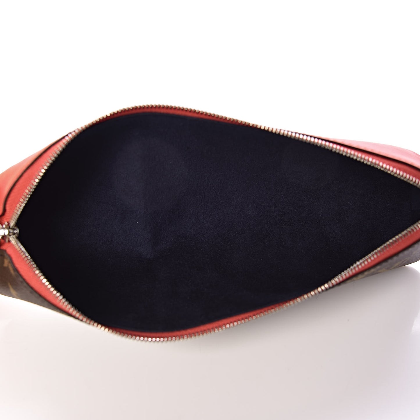 Monogram Elizabeth Pencil Pouch Red