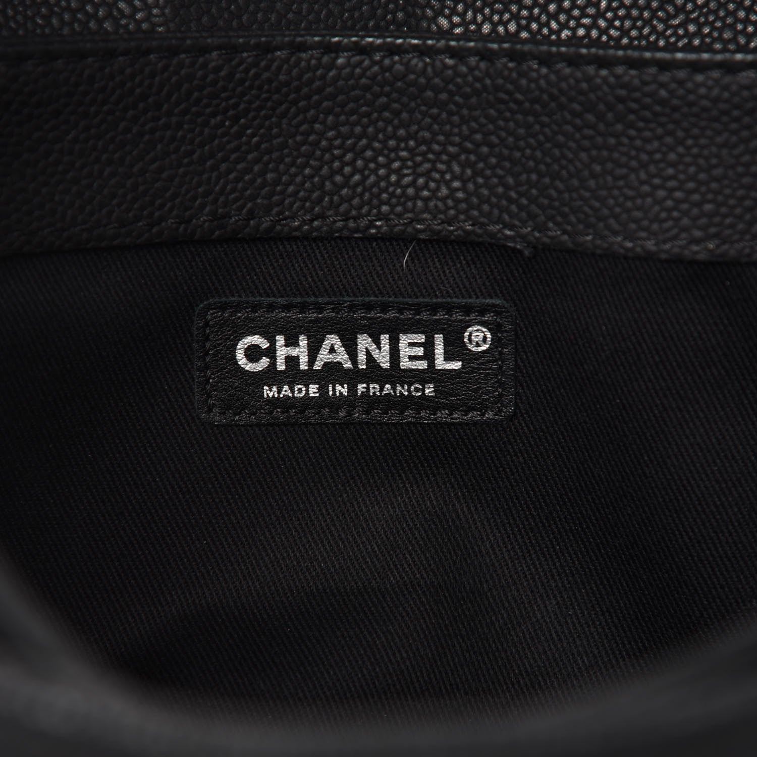 Chanel Iridescent Caviar Quilted Medium Lady Pearly Flap Black 10 of 12