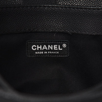 Chanel Iridescent Caviar Quilted Medium Lady Pearly Flap Black 10 of 12