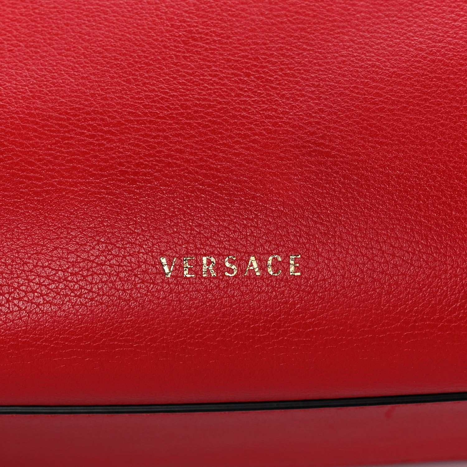 Versace Calfskin Medium La Medusa Top Handle Handbag Red 9 of 15