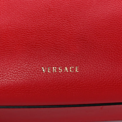 Versace Calfskin Medium La Medusa Top Handle Handbag Red 9 of 15