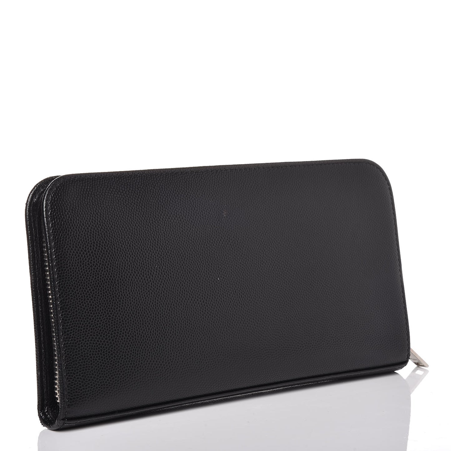 Grain De Poudre Classic Zip Around Travel Wallet Black