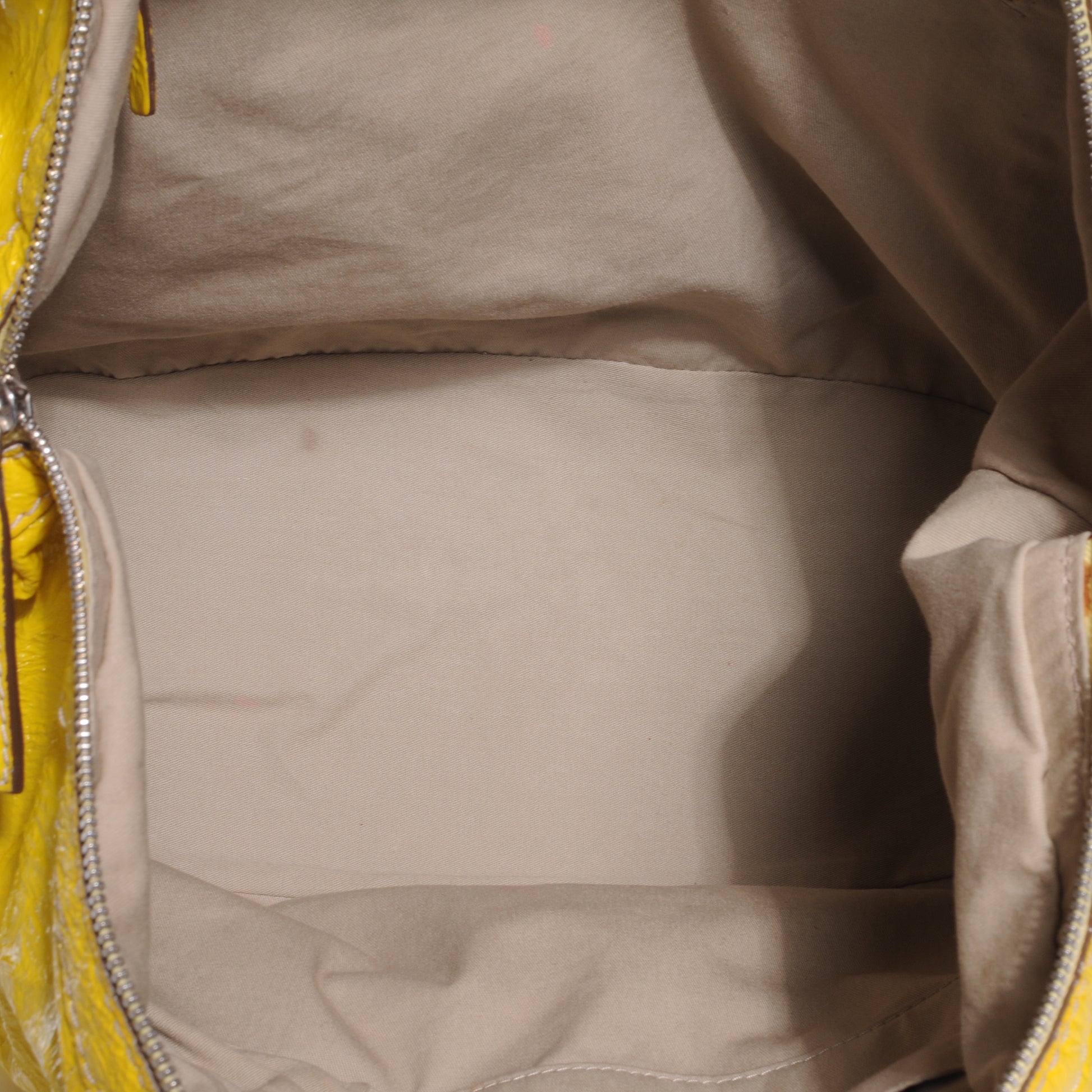 Givenchy Crinkled Patent Leather Medium Nightingale Yellow 6 of 8