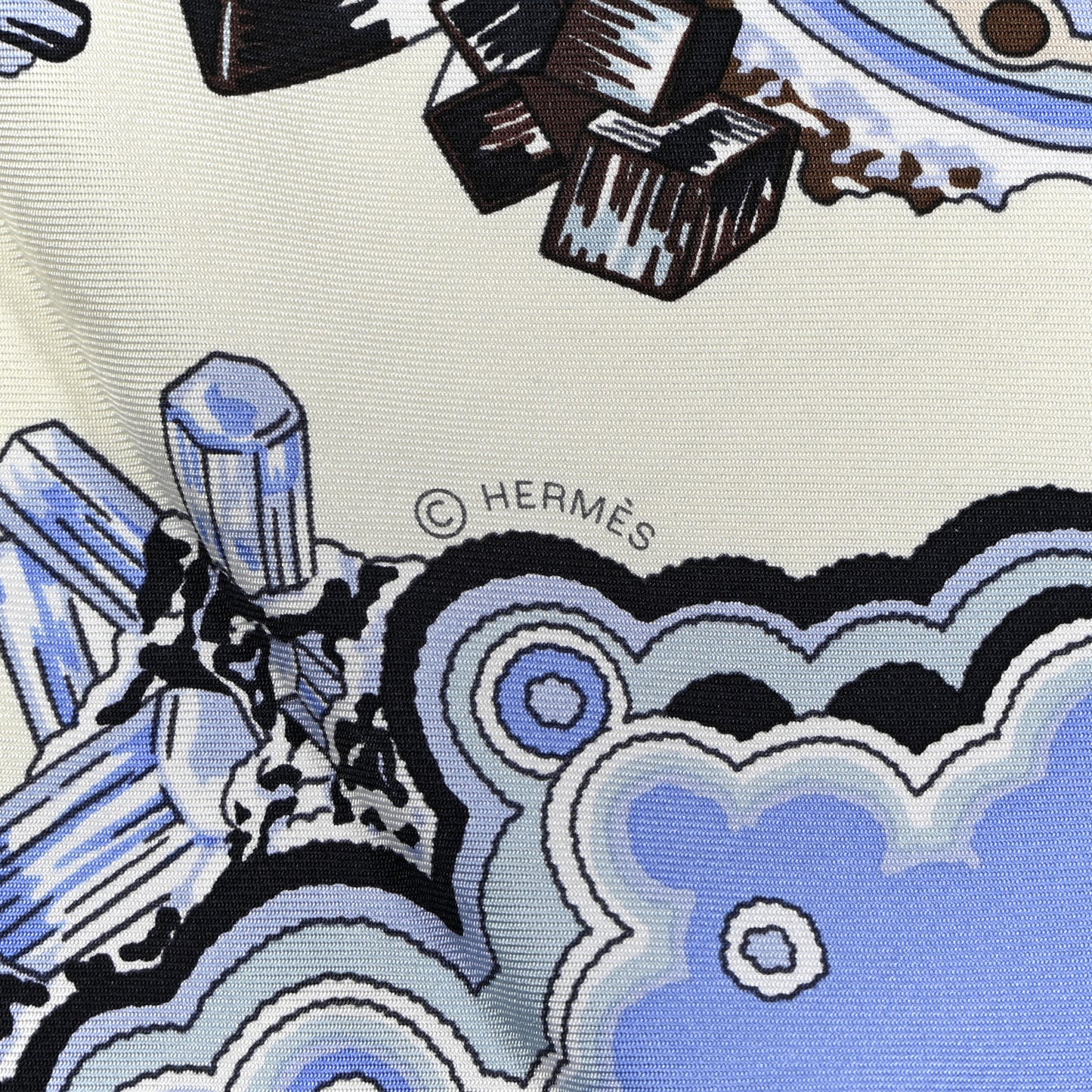 Silk Pierres Et Cristaux Scarf 90
