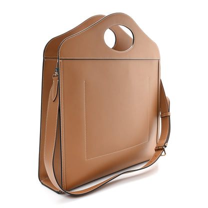Burberry Smooth Calfskin Medium Pocket Bag Maple Brown 3 of 9
