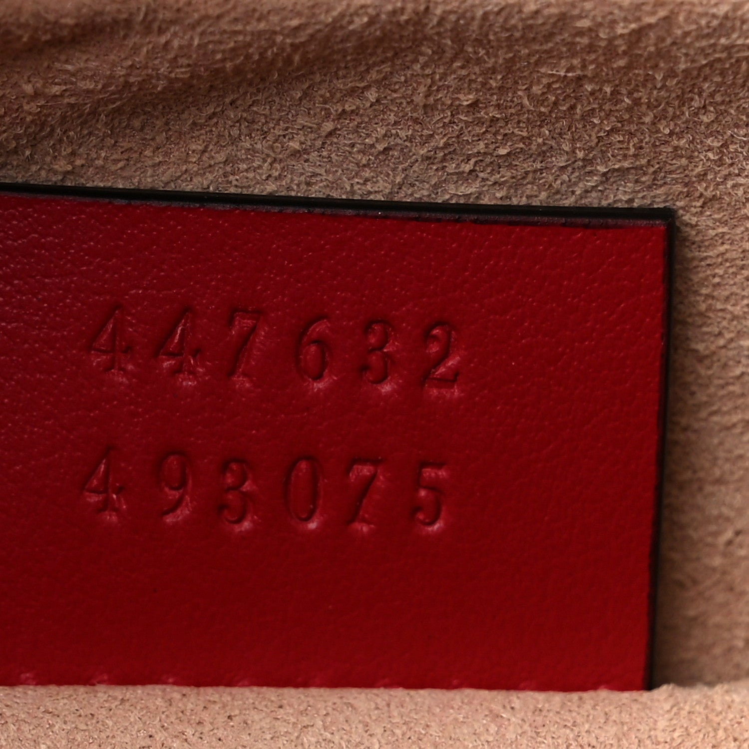 Gucci Calfskin Matelasse Small GG Marmont Chain Shoulder Bag Hibiscus Red 7 of 9
