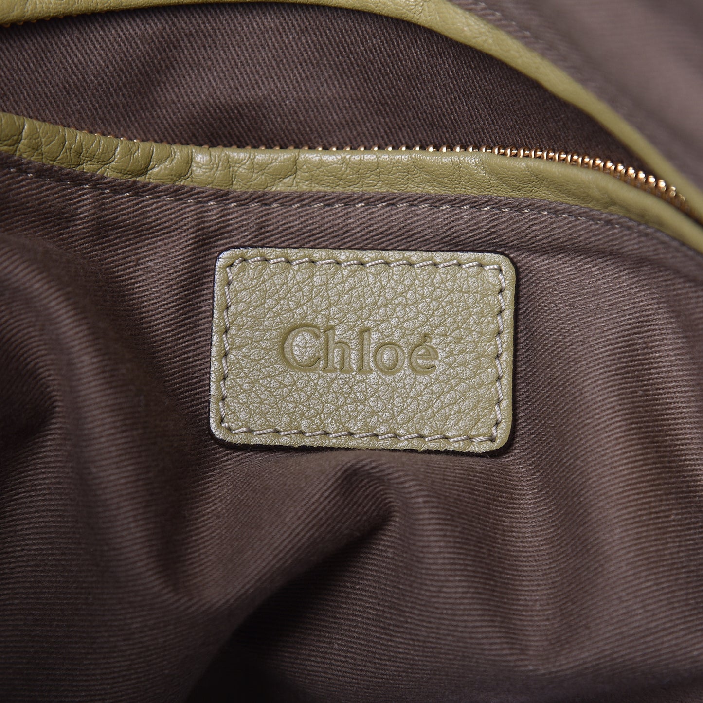 Calfskin Large Marcie Satchel Green
