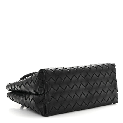 Bottega Veneta Nappa Intrecciato Small Andiamo Shoulder Bag Black 4 of 10