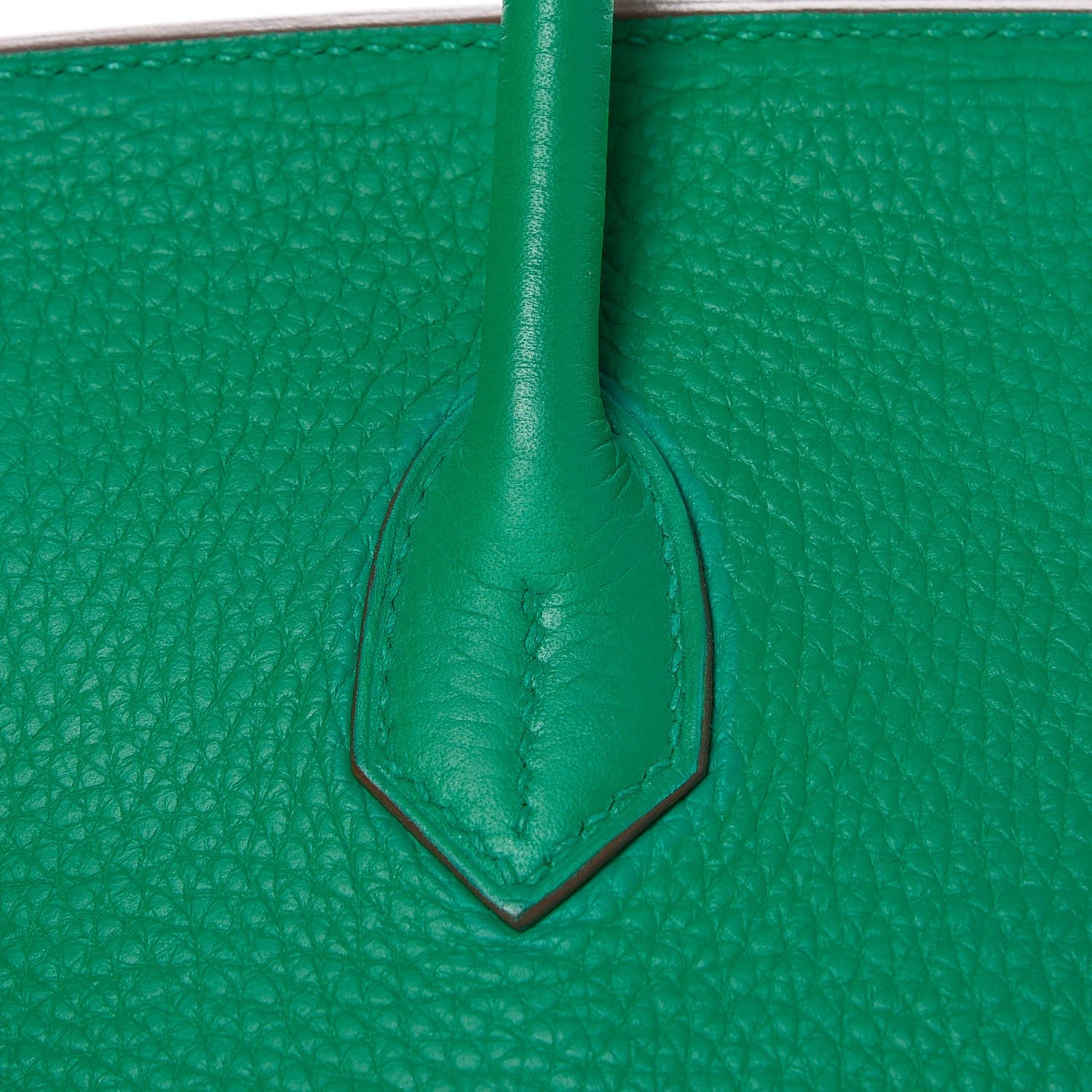 Hermes Taurillon Clemence Birkin 35 Menthe 15 of 36