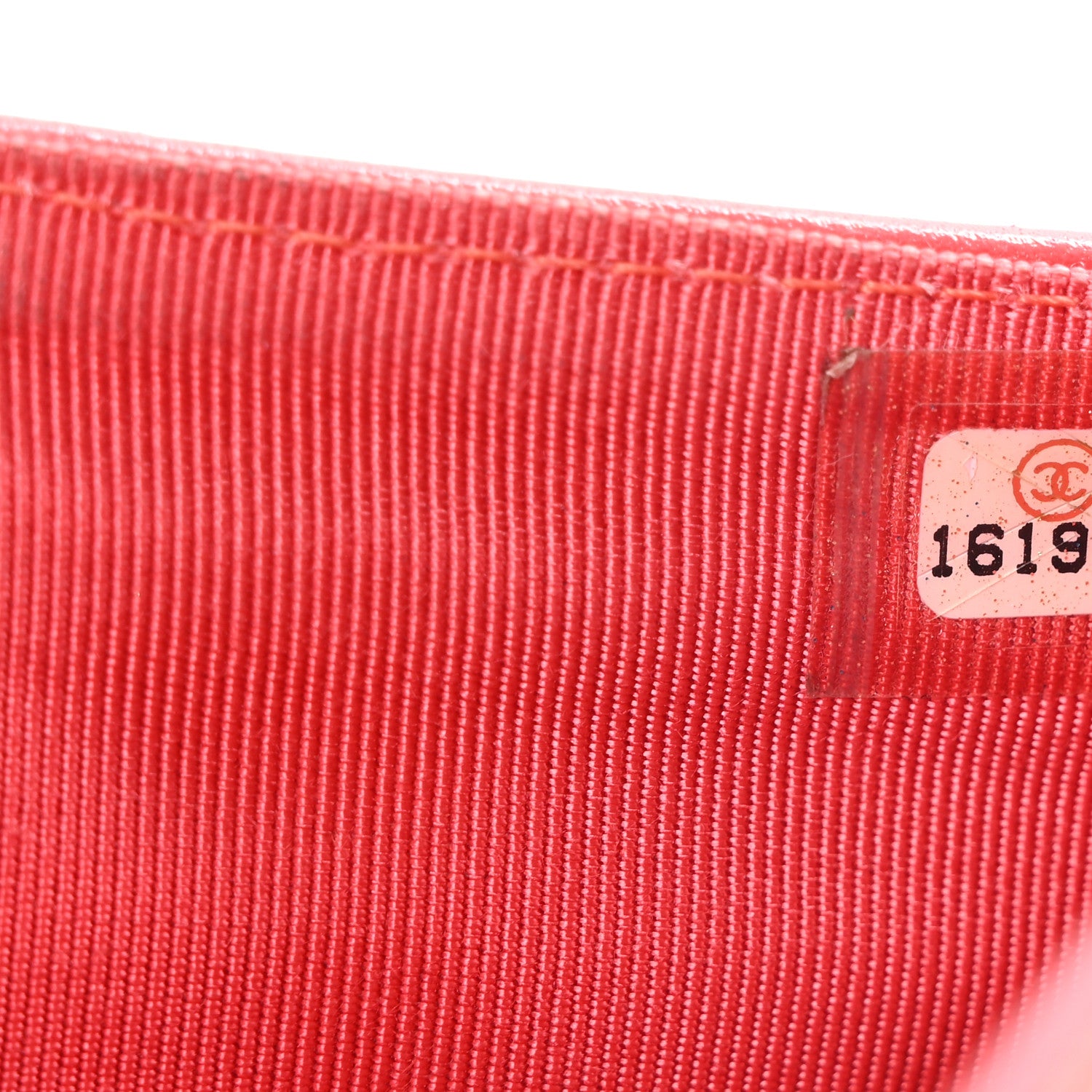Chanel Patent Quilted Zip Pocket Wallet Coral 8 of 15