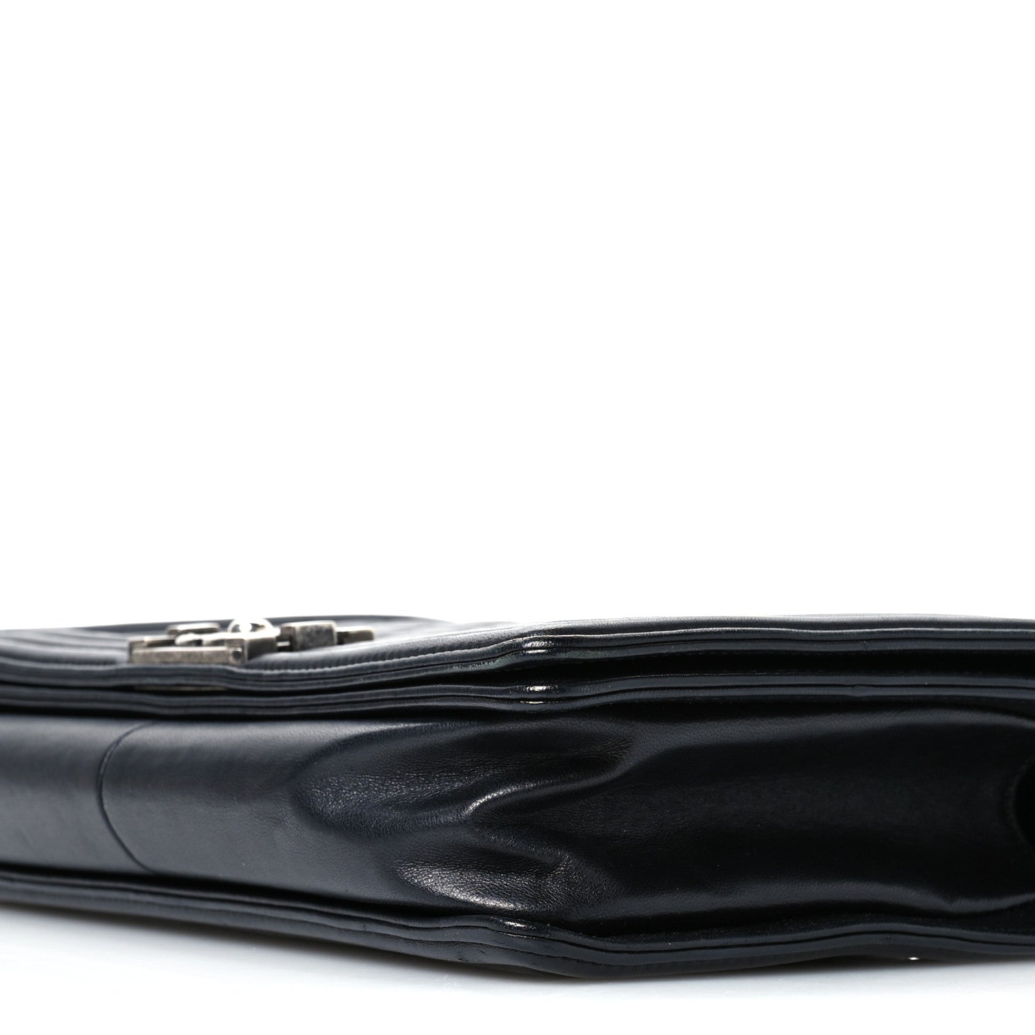 Chanel Lambskin Quilted New Medium Boy Flap Black 10 of 11