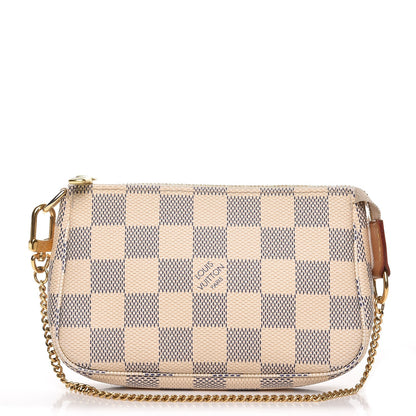Louis Vuitton Damier Azur Mini Pochette Accessories 1 of 7