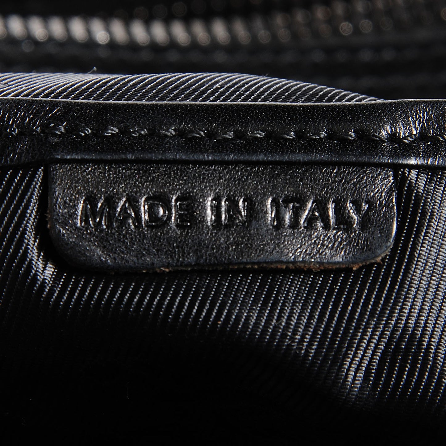 Prorsum Calfskin Studded Knight Satchel Black