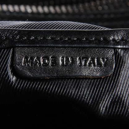 Burberry Prorsum Calfskin Studded Knight Satchel Black 9 of 10