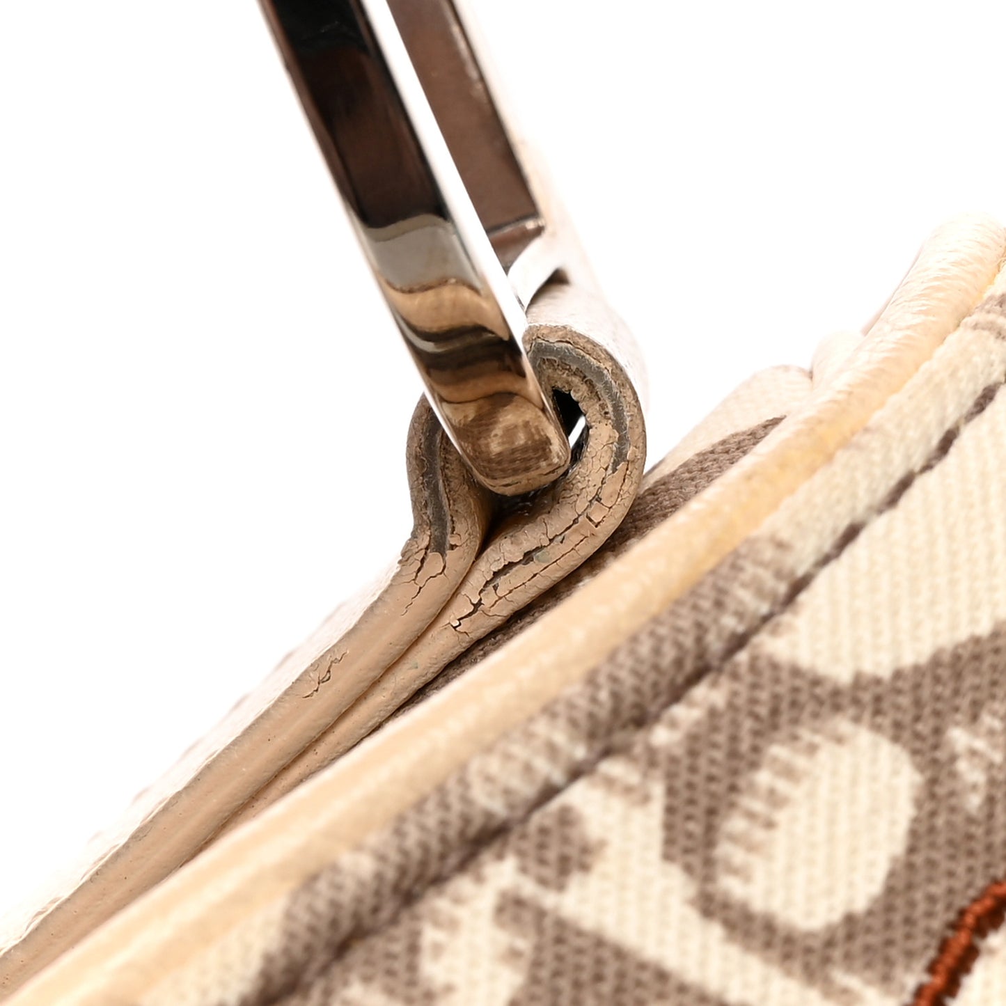 Monogram Vintage Flowers Saddle Bag Beige