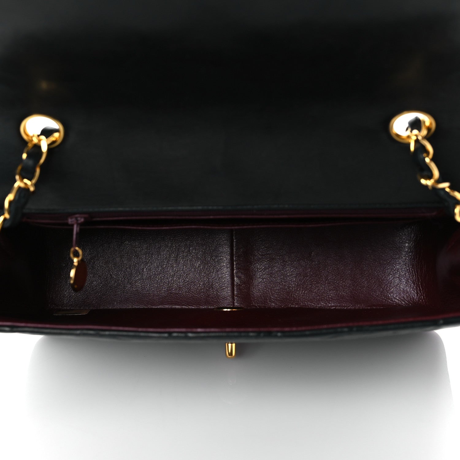 Chanel Lambskin Quilted Medium Single Flap Black 4 of 9
