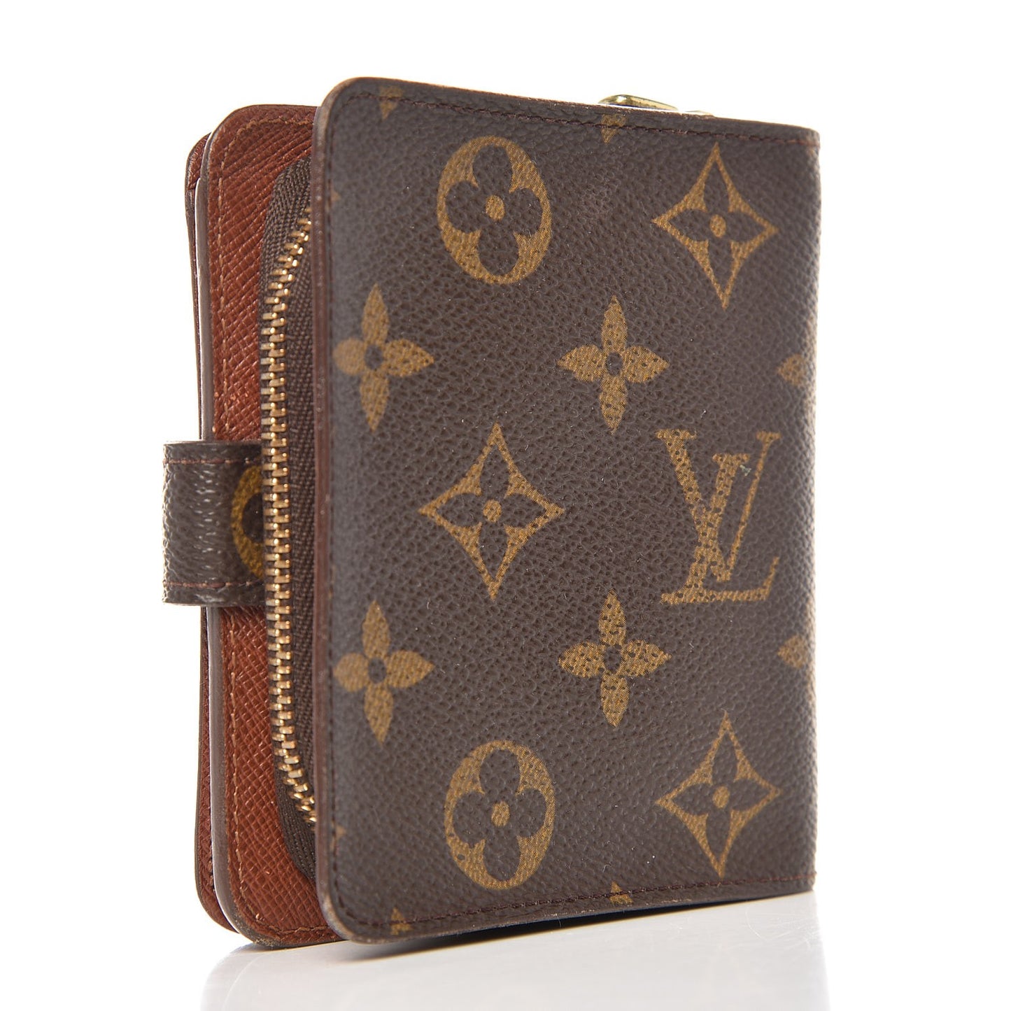 Monogram Compact Zippe Zipped Wallet