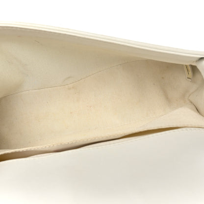 Chanel Lambskin Quilted Medium Boy Flap White 5 of 10