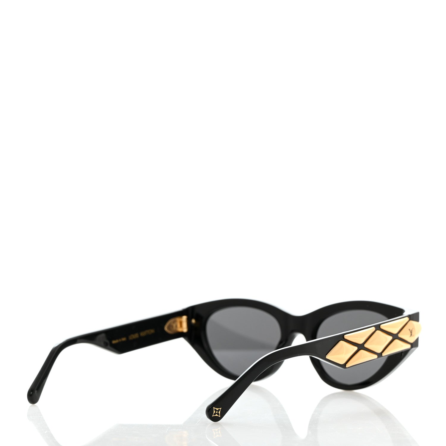 Louis Vuitton Acetate LV Malletage Cat Eye Sunglasses Z1986W Black 4 of 7