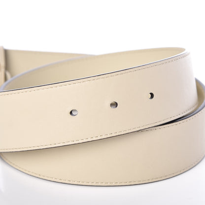 Gucci Calfskin Crystal Double G 40mm Belt 80 32 White Multicolor 7 of 7