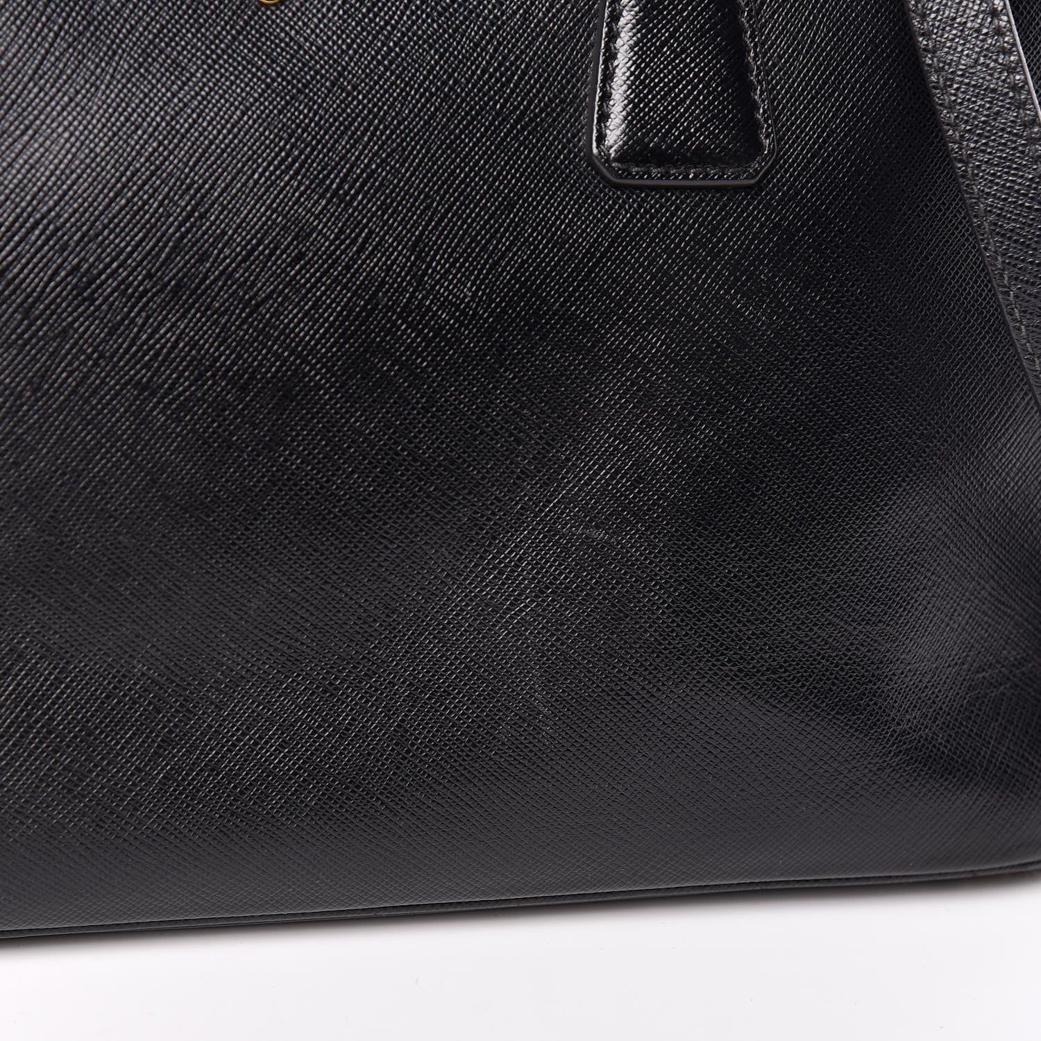 Prada Saffiano Small Galleria Double Zip Tote Black 15 of 20