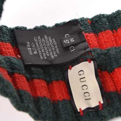 Gucci Wool Knit Web Headband M 57 4 of 5