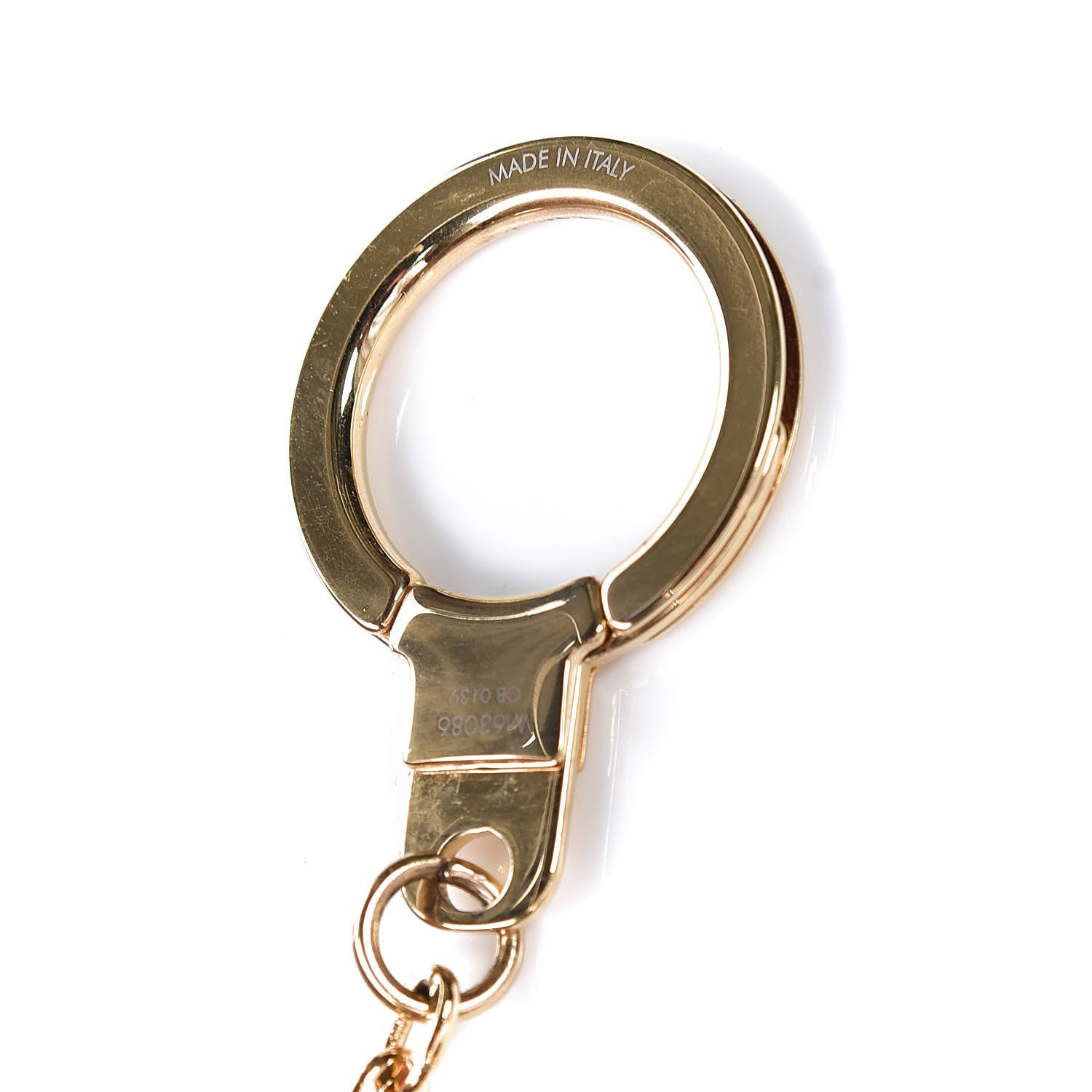Louis Vuitton Brass Monogram Blooming Flowers Bag Charm Key Holder Rose Ballerine 5 of 5