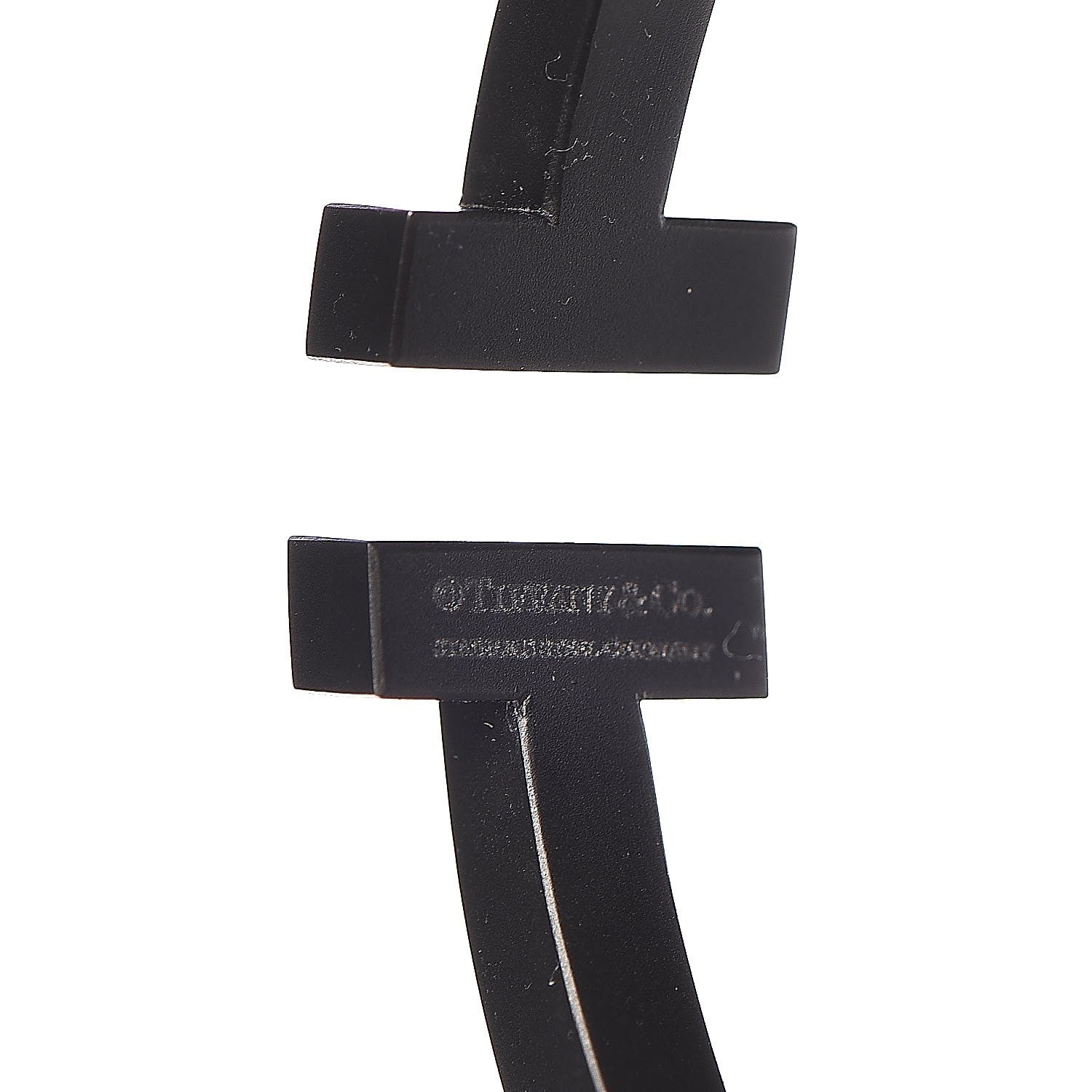 Tiffany Black-Coated Stainless Steel T Square Bracelet 3 of 3