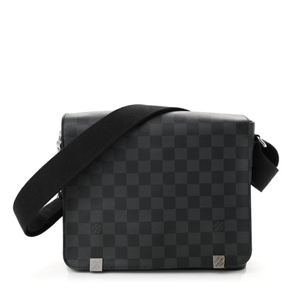 Louis Vuitton Damier Graphite District PM 1 of 9