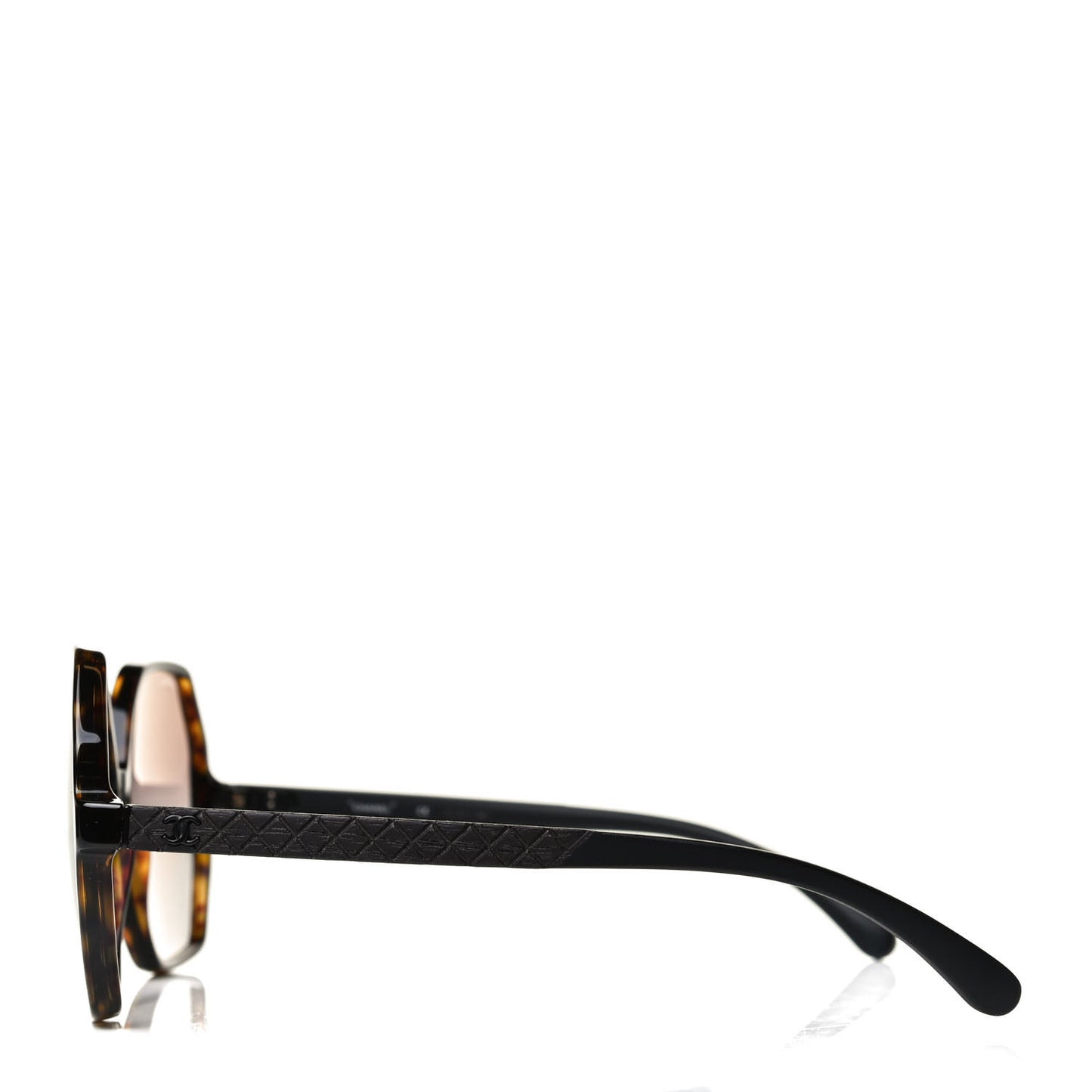 Acetate Wood Rubber Square Sunglasses 9076 Dark Tortoise