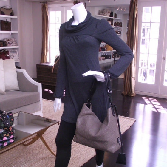 Louis Vuitton Monogram Lambskin Antheia PM Fumee 1 of 8