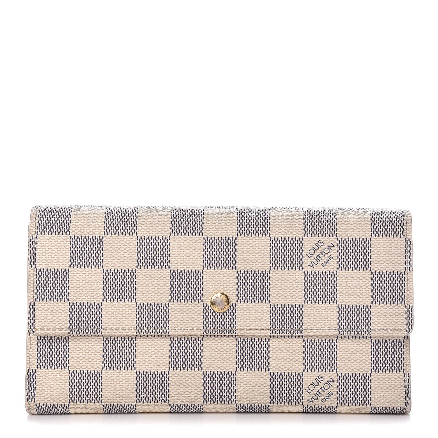Louis Vuitton Damier Azur Porte Tresor International Wallet 1 of 15