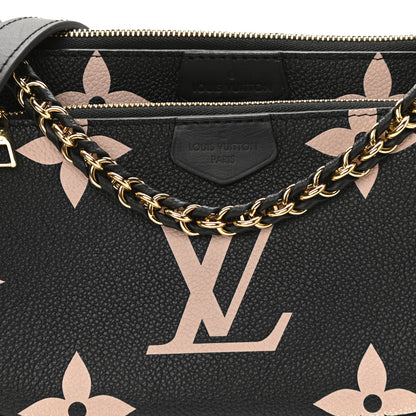 Louis Vuitton Empreinte Monogram Giant Multi Pochette Accessories Black Beige 9 of 13