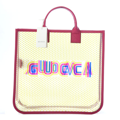 Gucci Vinyl Gucci Amour Stars Childrens Tote Multicolor Glass Bright Fuxia 1 of 9