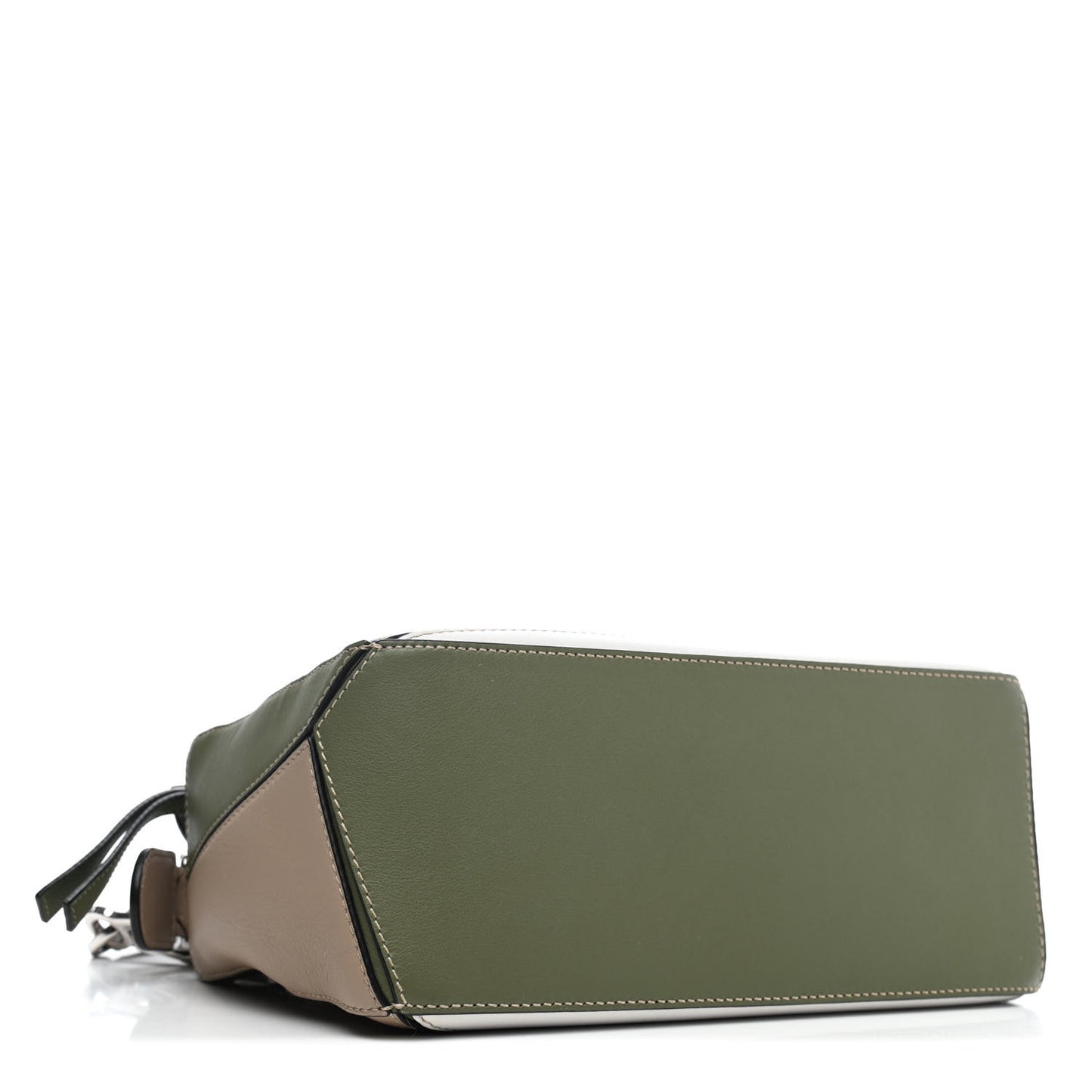 Calfskin Medium Puzzle Bag Sand Avocado Green