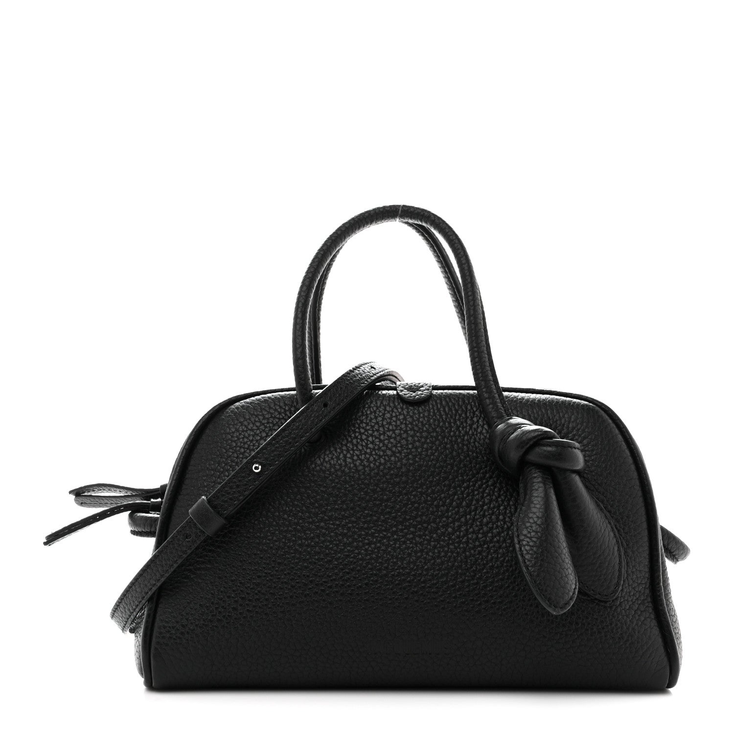 Jacquemus Grained Calfskin Le Petit Turismo Black 1 of 13