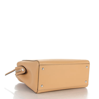 Fendi Vitello Baltico Dolce DotCom Satchel Cuoio Mirto 4 of 8