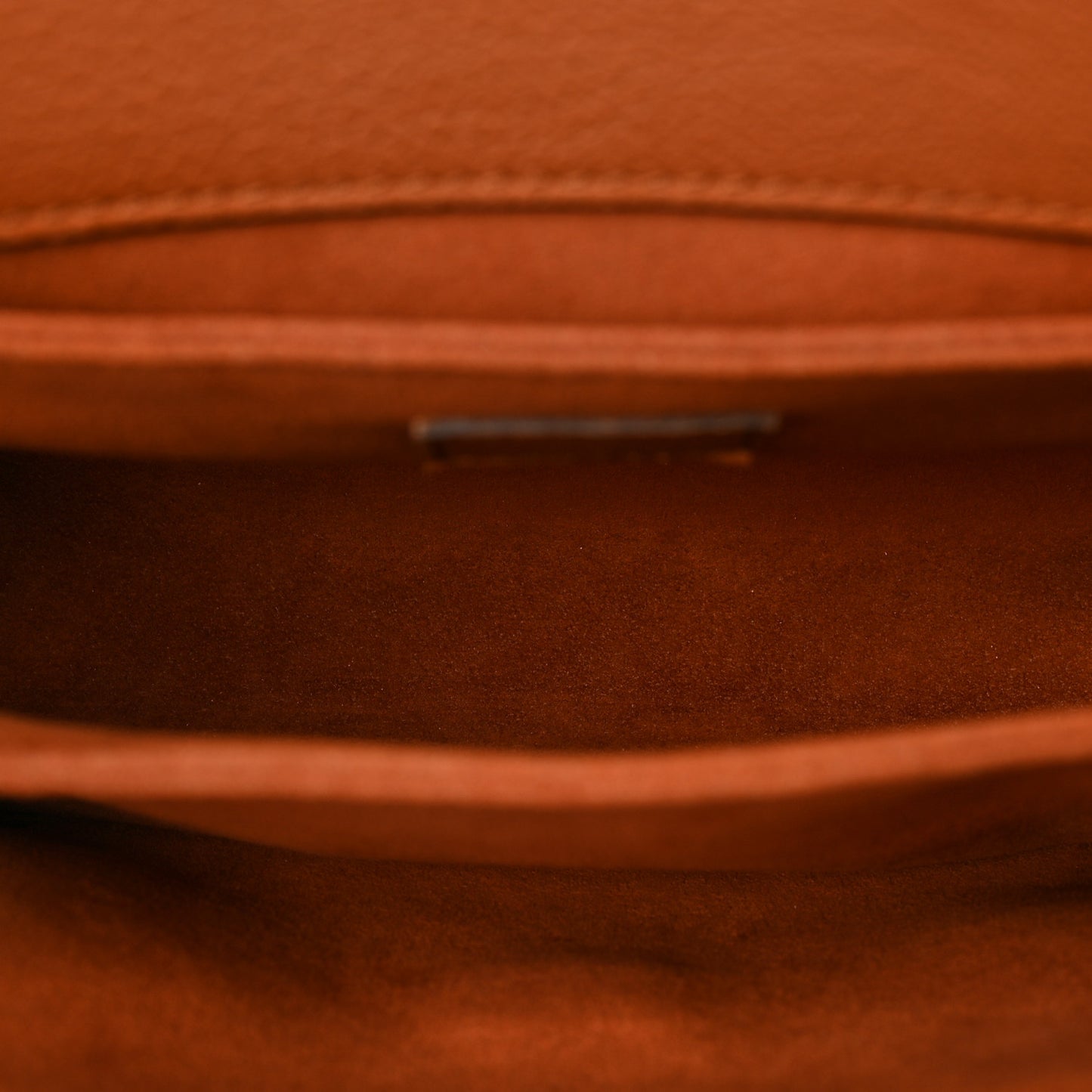 Grained Calfskin Lockme Oxford Cognac