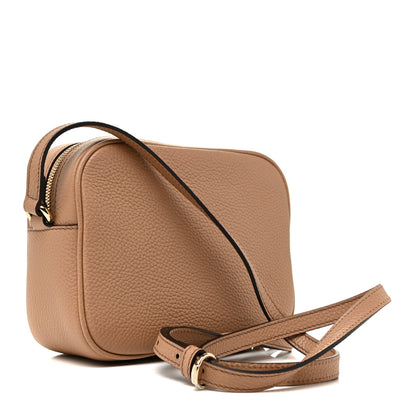 Gucci Pebbled Calfskin Small Soho Disco Bag Camelia 3 of 10