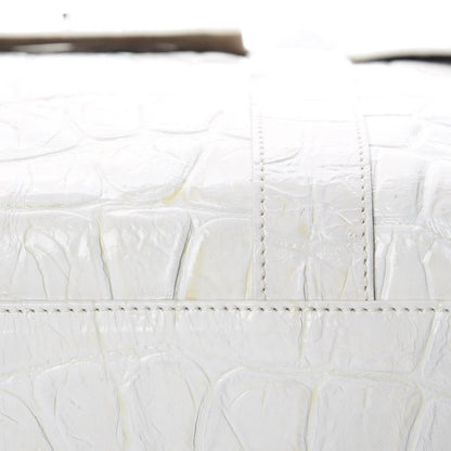 Mulberry Calfskin Crocodile Embossed Bayswater White 19 of 19