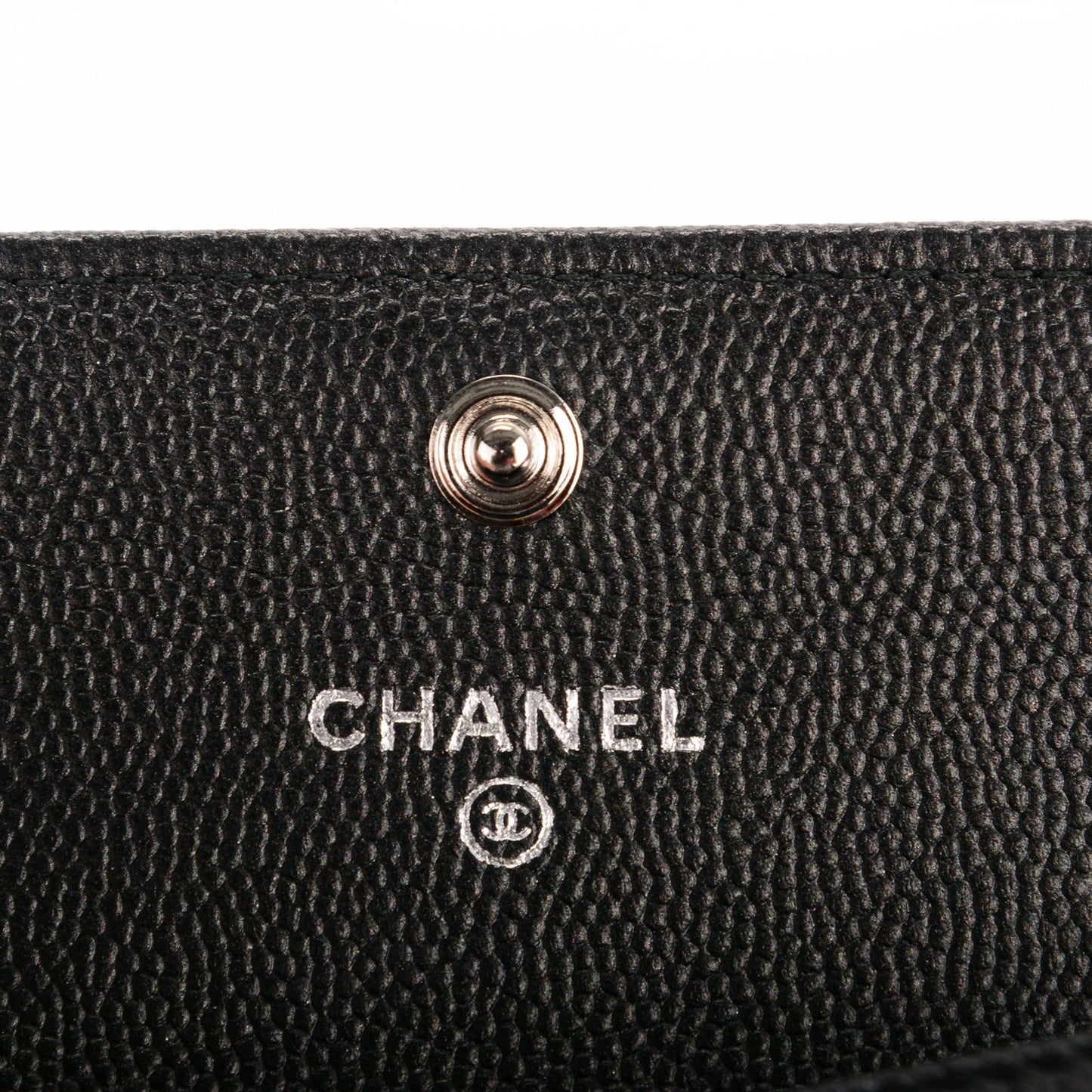 Caviar Quilted Boy Flap Card Holder So Black