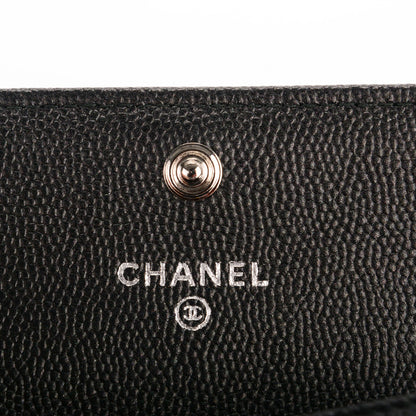 Chanel Caviar Quilted Boy Flap Card Holder So Black 5 of 8