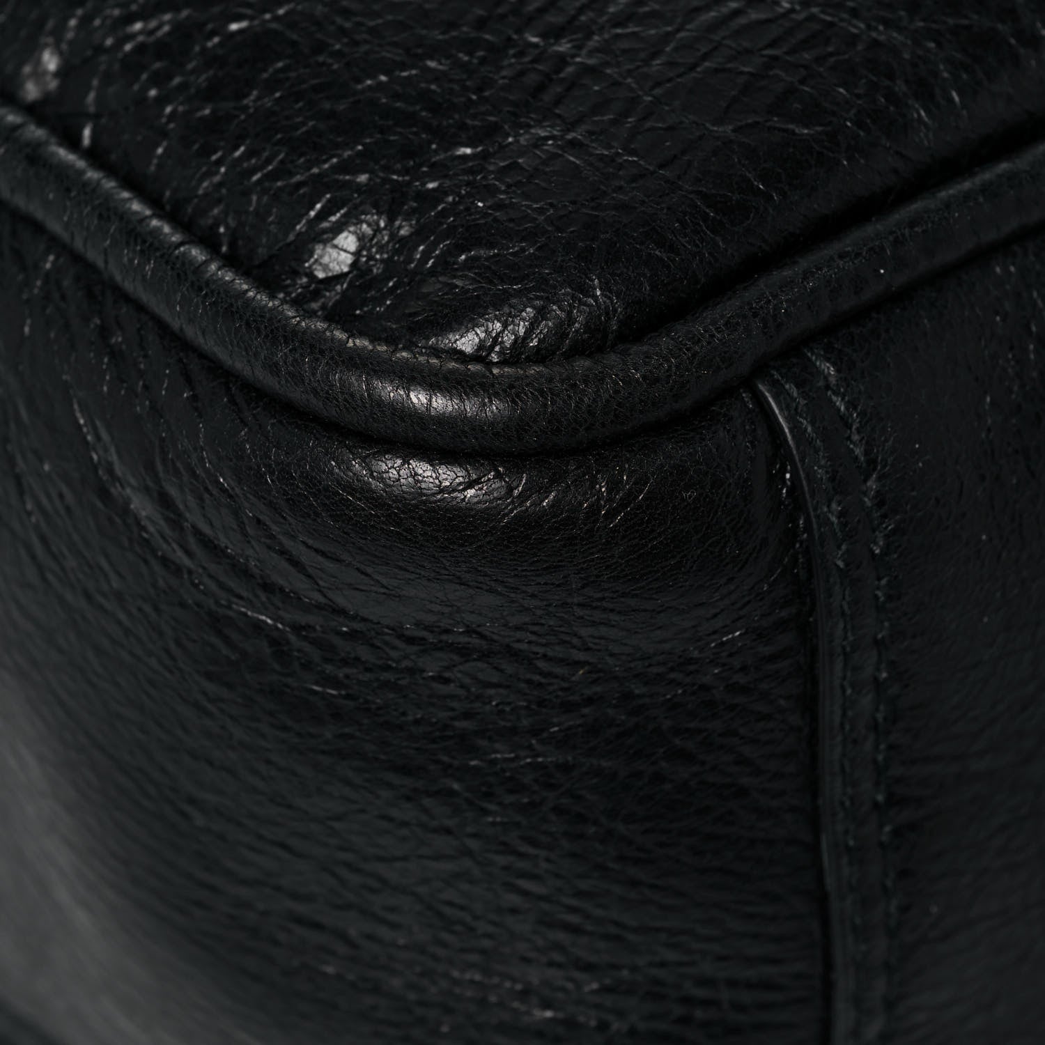 Balenciaga Agneau Medium Blanket Square Tote Black 10 of 13