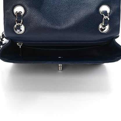 Chanel Caviar Quilted Mini Rectangular Flap Navy 4 of 4