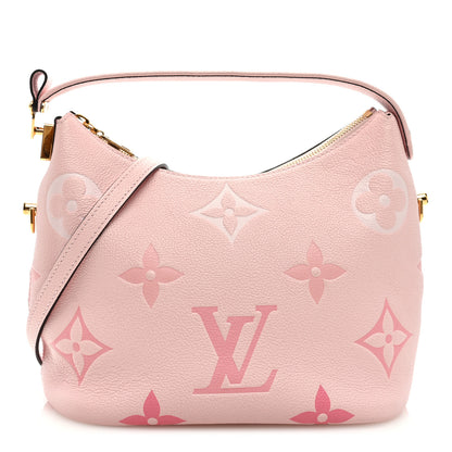 Louis Vuitton Empreinte Monogram Giant By The Pool Marshmallow Hobo PM Bouton De Rose 1 of 8