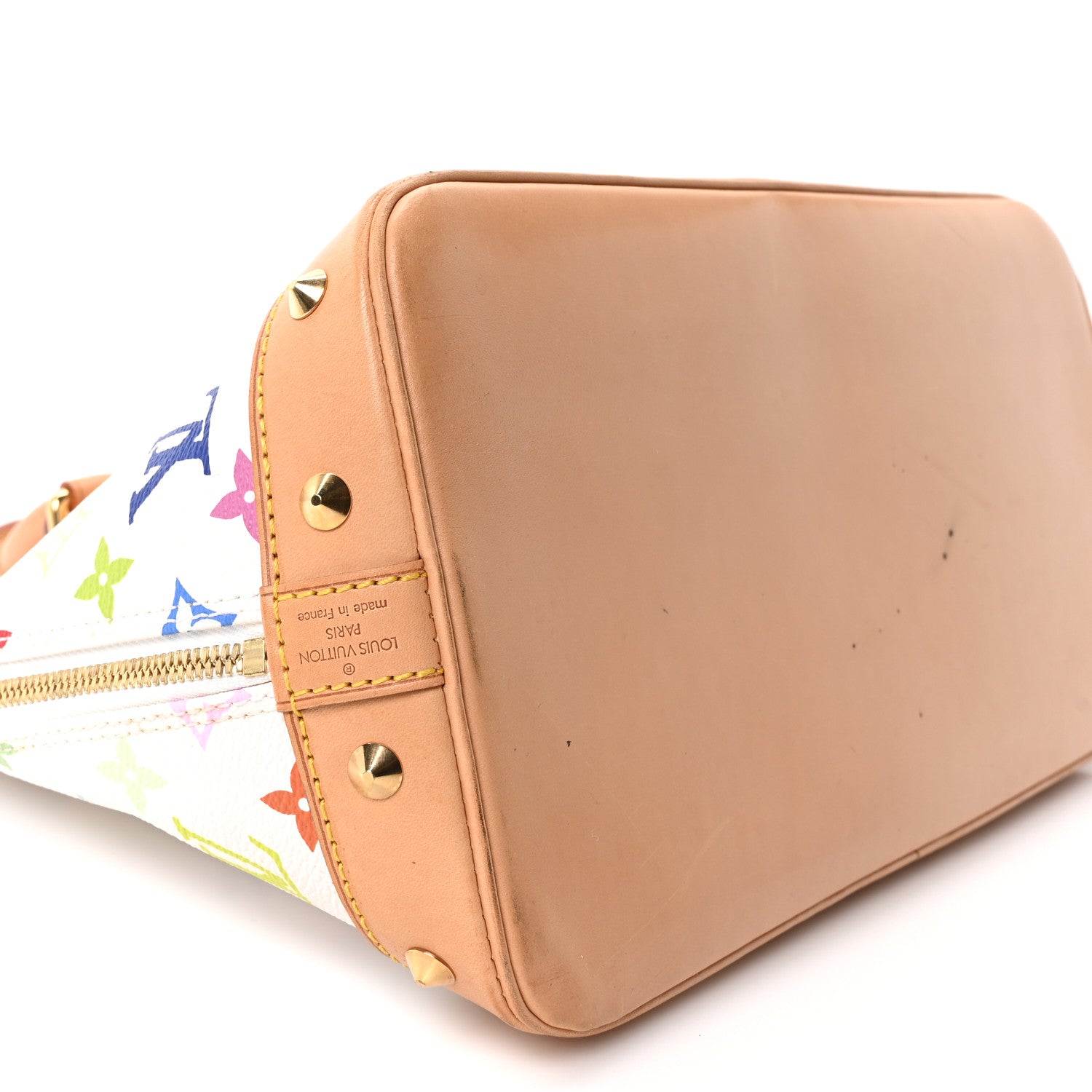 Louis Vuitton Monogram Multicolor Alma White 8 of 9