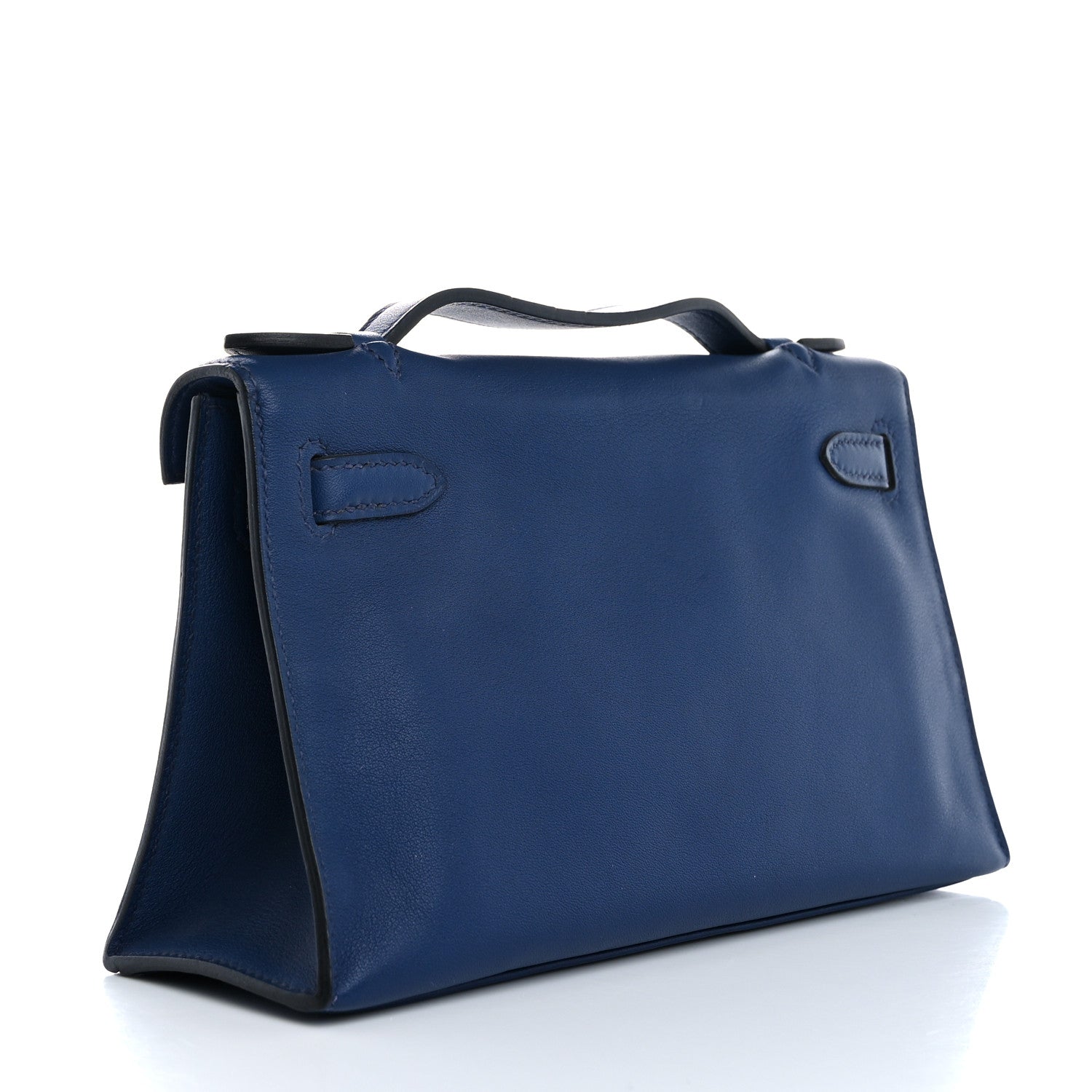 Hermes Swift Kelly Pochette Clutch Bleu Saphir 3 of 11